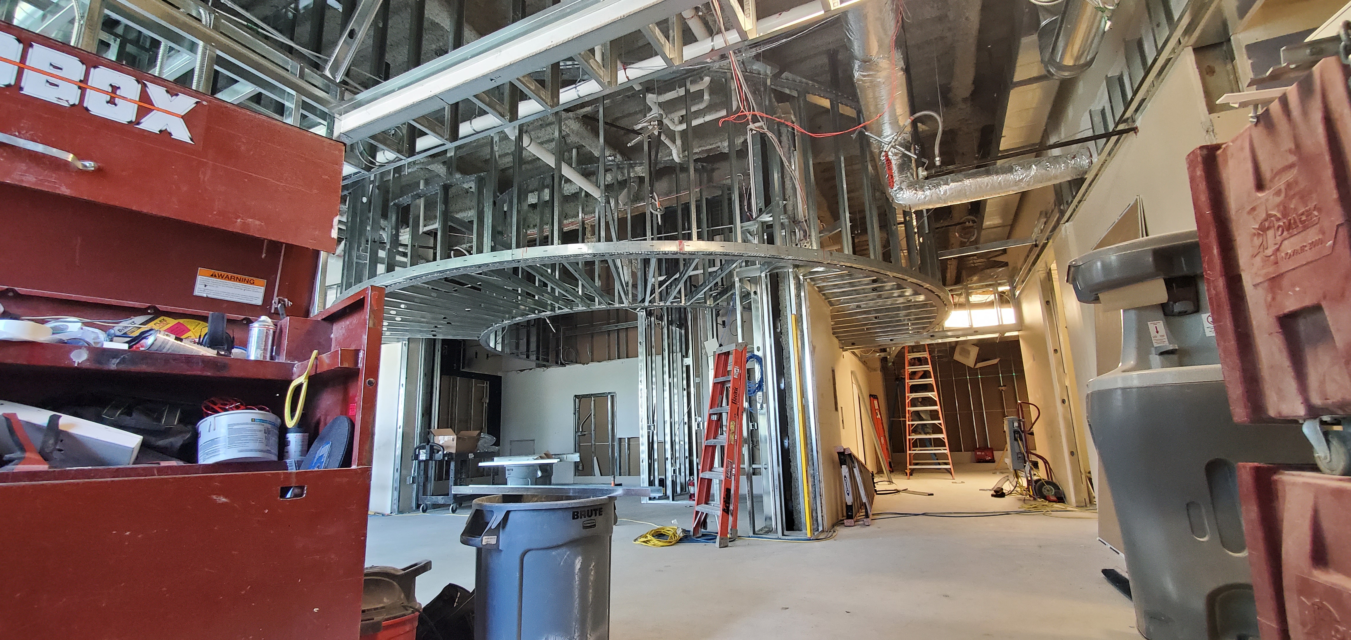 Billings Clinic Hospital radius framing